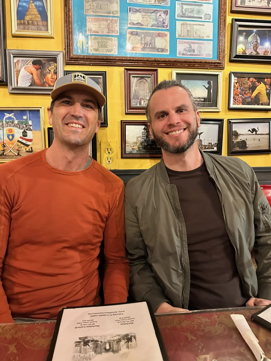 Mac Martine and Alex Boyd at MicroConf